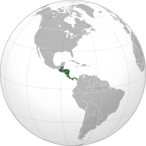 Карта центральной Америки