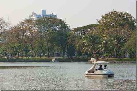 Парки Бангкока: Люмпини - прогулка с варанами