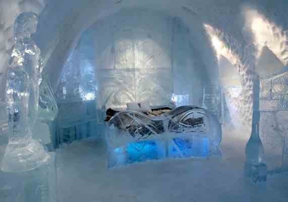 ледяной отель в швеции
