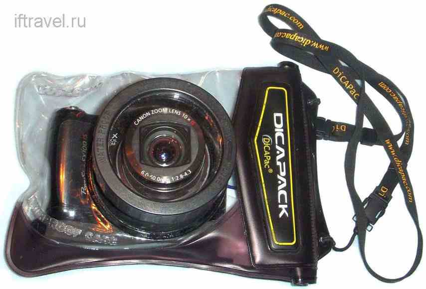 подводный бокс dicapack wp-610 с камерой canon sx1000