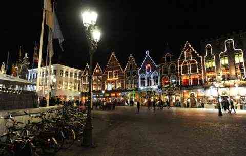 Рождество в Бельгии. Старый город Брюгге